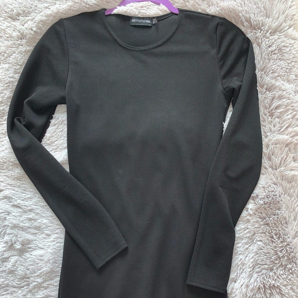 PrettyLittle thing black short dress